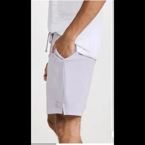 NWT Onia Men's Garment Dye French Terry Pull-On Shorts Size XL Lilac